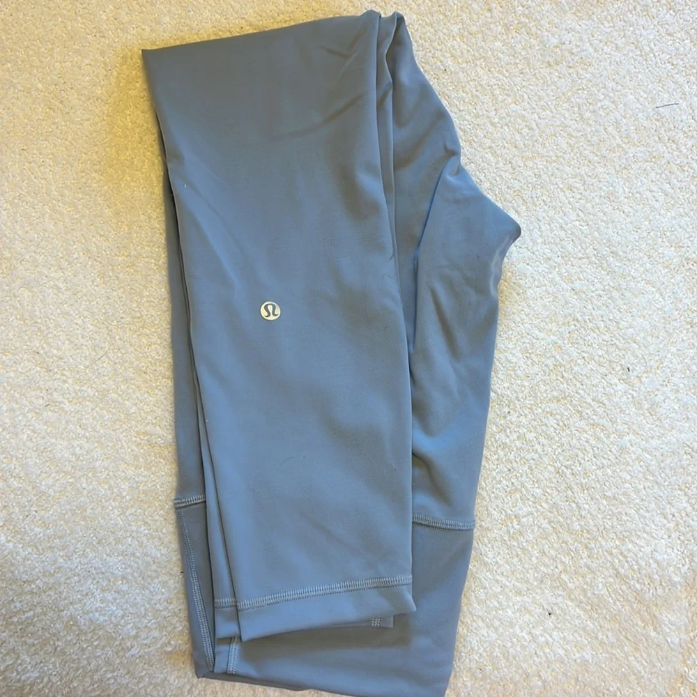 lululemon athletica Slate-Blue Mid-Rise Leggings